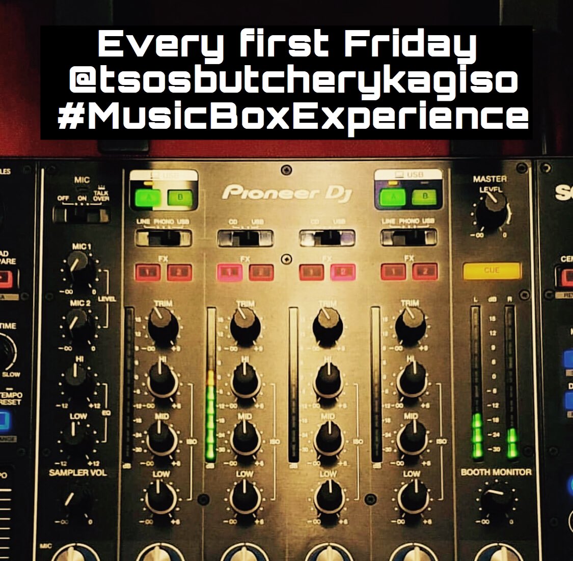 MusicBoxEntSA's tweet photo. Every First Fridays Venue (Tso’s Butchery) 2nd Edition on the 6th March 2020 #MusicBoxExperience https://t.co/QZYtw5URzy