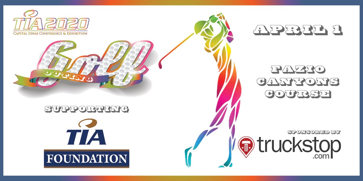 tianetdotorg's tweet photo. Attending #TIA2020CON? Don't forget to add the Capital Ideas #GolfOuting at @OmniBartonCreek (Sponsored by @trckstopdotcom ). All proceeds benefit #TIAFoundation. Click the link to register now: https://t.co/zjBaXAhIXm https://t.co/W70Hj0FhLl