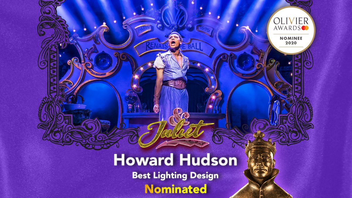 <a href="/DavidBedella/">David Bedella</a> <a href="/OlivierAwards/">Olivier Awards</a> <a href="/cassidyjanson/">Cassidy Janson</a> <a href="/bsherman2222/">Bill Sherman</a> <a href="/keyofDom/">Dominic Fallacaro</a> <a href="/MiriamTeakLee/">Miriam-Teak Lee</a> 💡Best Lighting Design💡

Can we get an &amp; Juliet 'Yaasss' for <a href="/howardhudson/">Howard Hudson</a>, the #OlivierAwards nominee for Best Lighting Design!?