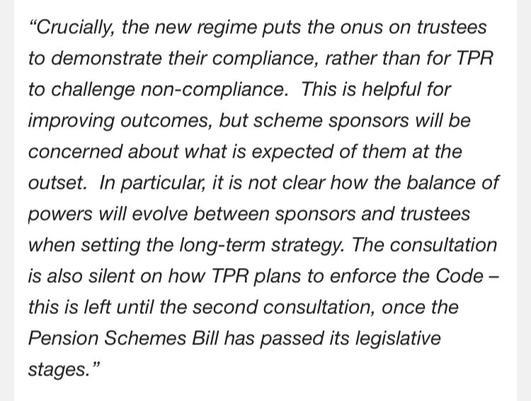 JosephineCumbo's tweet image. The Association of Consulting Actuaries says TPR consultation on revisions to the #DBFundingCode left much “hanging in the air”.