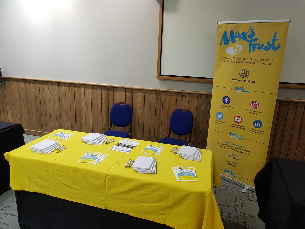 maxstrust's tweet photo. Today we are at the Ricoh Arena for Bladder and Bowel UK's Continence Symposium for professionals. Cassie will be presenting about Max's Trust this afternoon and we hope to #raiseawareness as much as we can! #maxtrust #anorectalmalformation @BladderBowelUK https://t.co/hFuAcnjeOu