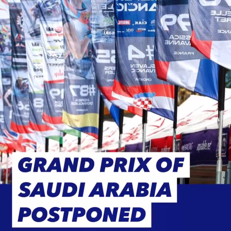 teamagosport's tweet photo. Aquabike Promotion, announces that the upcoming  Grand Prix of Saudi Arabia has been postponed due to the coronavirus global outbreak. 

#officialrider #2020UIM_ABPaquabikeworldchampionship
#teamagosport #10agostinho #uim #aquabike #aquabike_official #easyrider #treedom https://t.co/Wxc0q14z5w