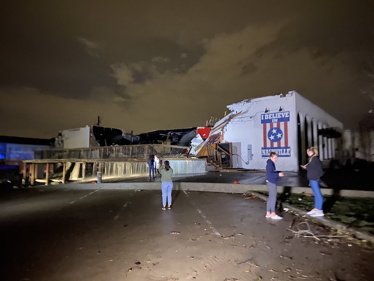 StassiOlmos's tweet photo. The Basement East was also hit by the #Tornado in East #Nashville @WKRN https://t.co/OBNDQY8KdI
