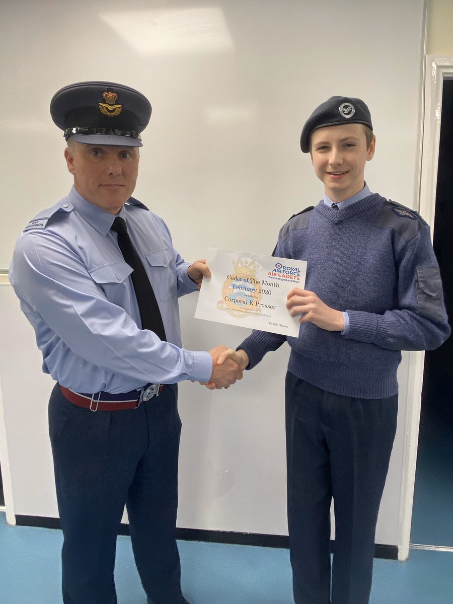 Congratulations Cpl Prosser
Cadet of the month February 2020

Congratulations Reaper flight
Flight of the month February 2020
#whatwedo #rafac #team254 #aircadet
