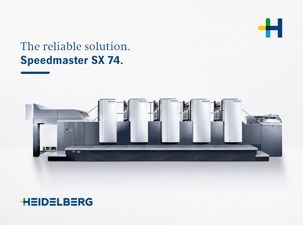 HeidelbergIndia's tweet photo. The Speedmaster SX 74 is our reliable solution for the medium-size format range for economical printing of traditional print jobs like brochures and advertising mailers. https://t.co/zyWeoruf00  #PrintingPress #DigitalTechnology #OffsetPrinting #OffsetPrintingMachine https://t.co/6aS0xa6Sam