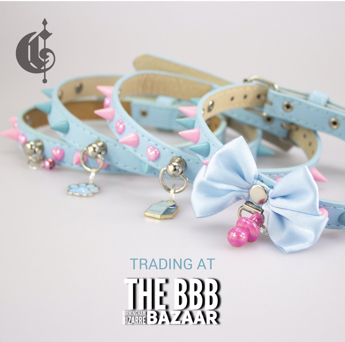 BBBAltFetBazaar's tweet photo. @ceremonyleather 15th March @BBBFetishBazaar
Handmade #vegan #leathercollars, incorporating genuine #Swarovski_Crystals
beautifully #engravedtags #accessories #symbolicjewelry
#collars #kinkyShopping #submission #fetishTraders #PopUpShops #crystals https://t.co/KJoQMTk6xh https://t.co/nHSEJwY5hU