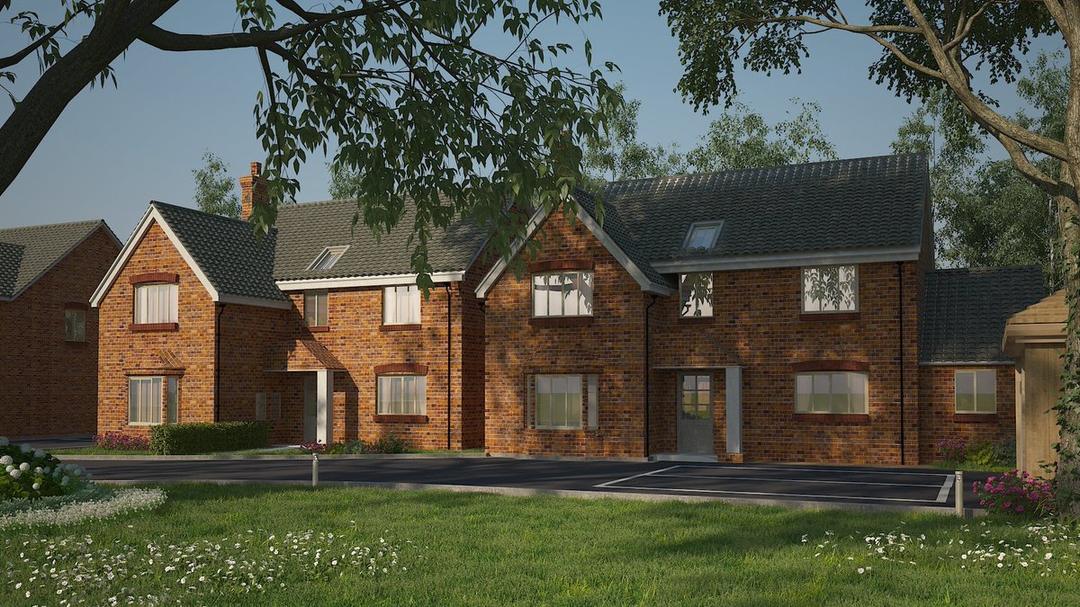 TheCGIStudio's tweet photo. https://t.co/dB7eG1gG80 Helping Developers, #Architects, and #EstateAgents is what we do best! Here is a #NewBuild where we had fun playing with shadows as well as the shades of green for the landscaping #propertydeveloper #ExternalCGI #exteriordesign #photorealism #cgis https://t.co/LXxBFuFz4I