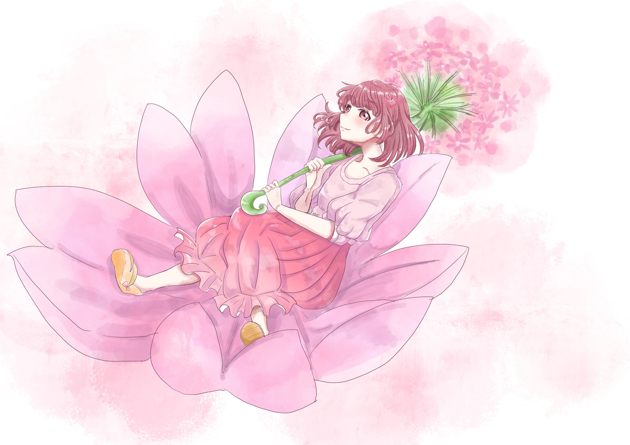 花菜 きょしさん Kyoshi 9 からご依頼頂いたイラストです サクラソウ をイメージして描かせて頂きました 植物妖精化 イラスト 絵描き イラスト好きさんと繋がりたい 絵描きさんと繋がりたい T Co Rrx38xrpxo Twitter