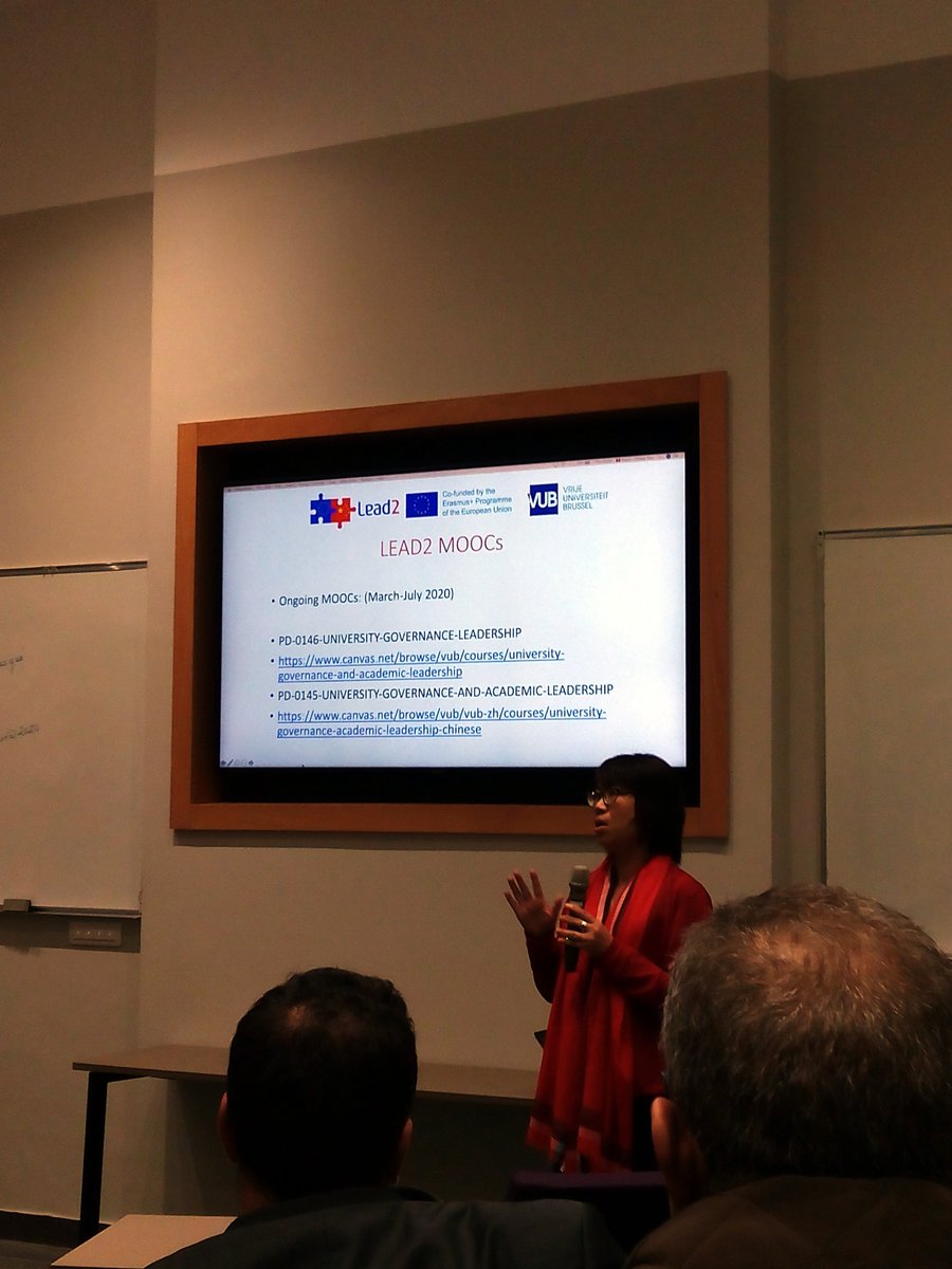 Mar_MOOC's tweet photo. Prof. Chang ZHU from Vrije Universiteit Brussels shared survey and data analysis experiences from other European MOOC projects @Mar_MOOC  @EUErasmusPlus https://t.co/jIvwWG8RyN