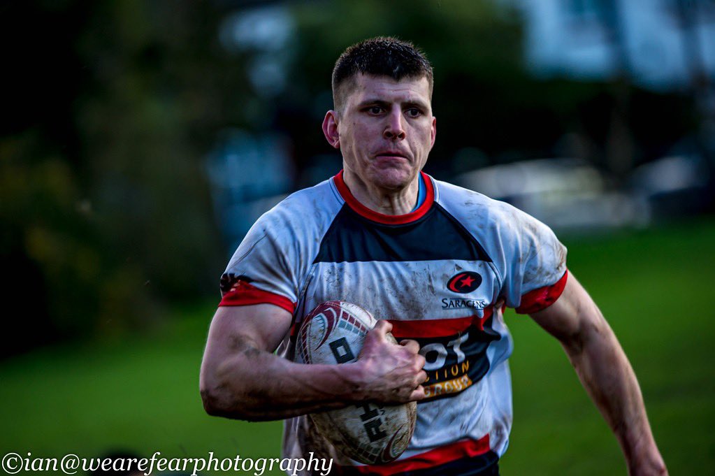 SaracensARFC's tweet photo. Happy Birthday to 100 1XV cap man, @MichaelScrace! A great way to bring it up with 4/5 off the tee in a three point win on Saturday.

🥧 

#sarriesfamily https://t.co/EWzEL3AOmL