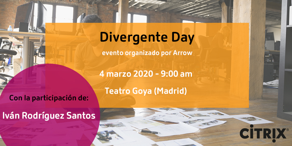 CitrixIberia's tweet photo. 📣 ¡Te esperamos mañana en Divergente!
Nuestro compañero @irodriguezs, senior sales engineer de @CitrixIberia, hablará de "#WorkspaceIntelligence: La #seguridad del usuario".
📍 Teatro Goya de Madrid
📌 Sala Einstein
⏰ 15:30
¡Te esperamos!
https://t.co/w6xjKT0H5t https://t.co/8Wdjkus0On