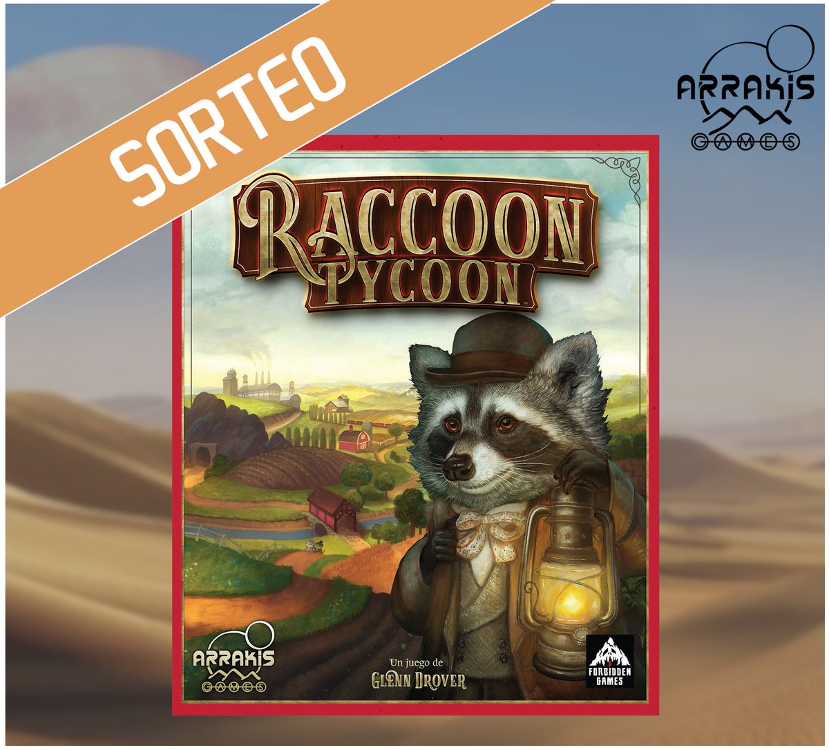 El 13 de Marzo llega a tiendas Raccoon Tycoon, un juego económico para toda la familia y lo celebramos con un sorteazo!

Para participar:

Haz RT y dale ❤️ a este tweet
Sigue a <a href="/ArrakisGames/">Arrakis Games</a> 

Anunciaremos el ganador el 12 de Marzo, suerte a tod@s!! (sorteo exclusivo para España)