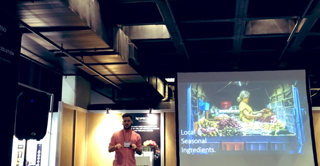 Hostex_'s tweet photo. โChanging consumption habitsโ with #TheFlavourist #JulianShort ๐ธ#IndustryLIVE #Hostex2020 #TheShowThatDelivers https://t.co/AoEGKqfABY