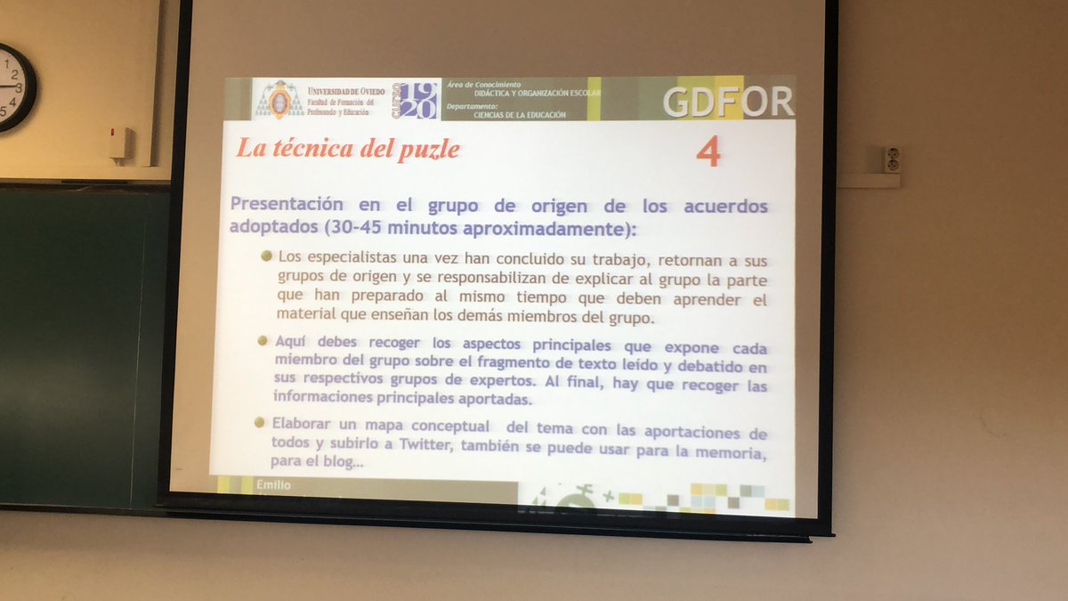 Ahora es estamos de nuevo trabajando en el grupo de origen