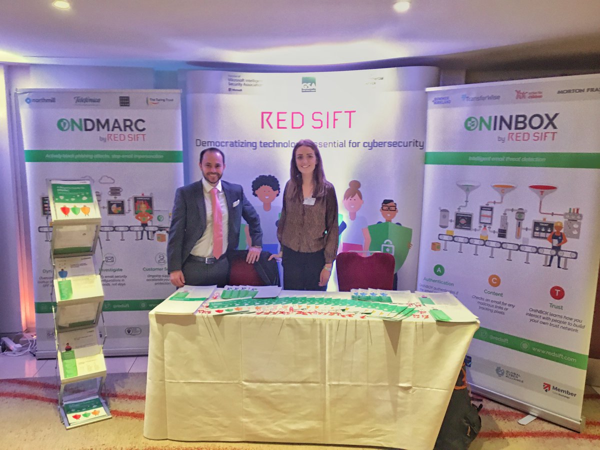 JBSorge's tweet photo. RT redsift: We're here at the Victoria Plaza Hotel for eCrime_Congress today and tomorrow!📍
If you're looking to find out more information about how you can secure your email domain, come and chat to the team!😁 
#events #conferences #emailsecurity #d… https://t.co/4FIOB8KYDK