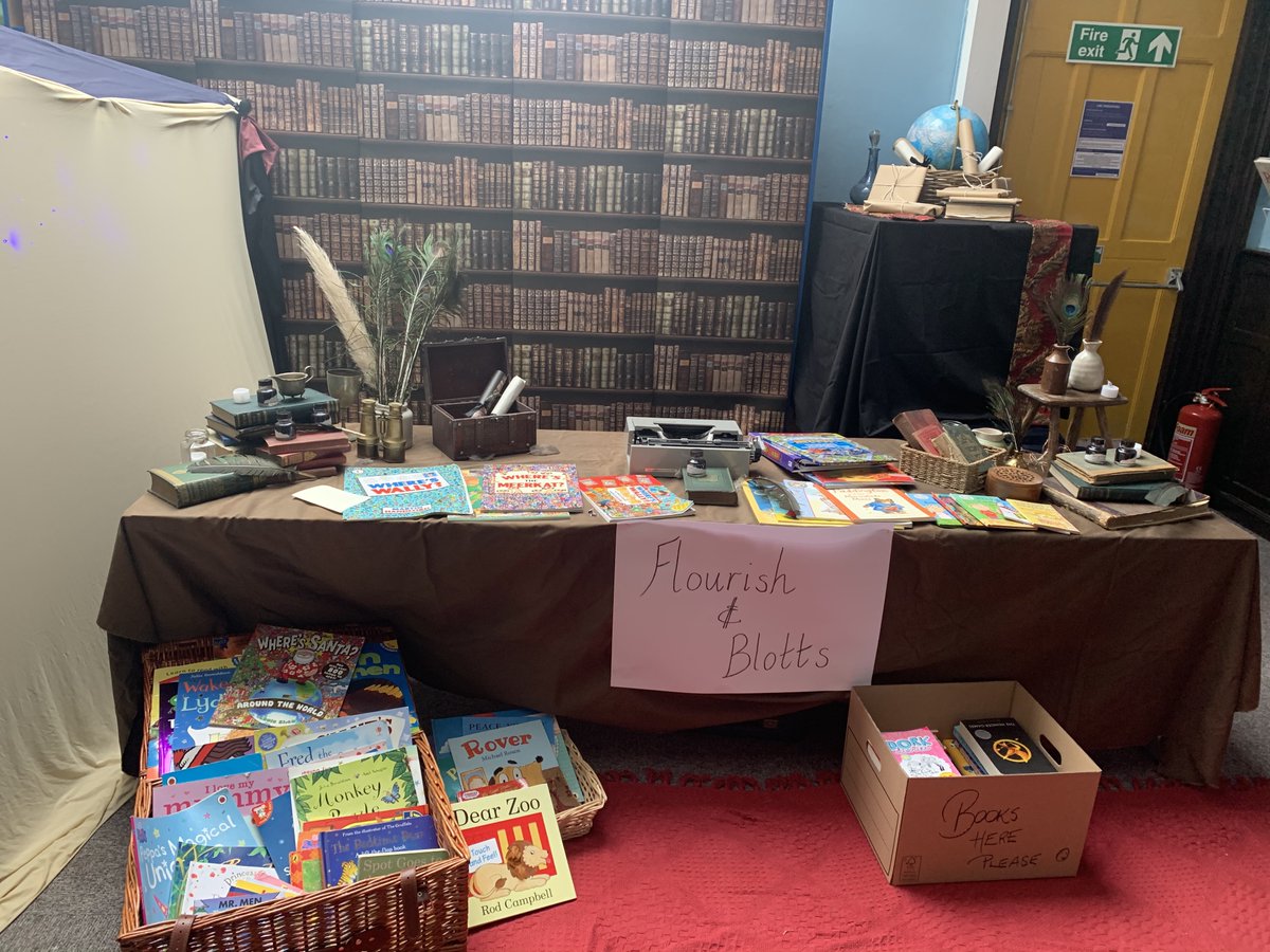 GriffinHouseSch's tweet photo. Look what happened in our library this weekend....a magical transformation. We are so grateful to the hardworking, magic elves for all of their help. #GHSBookWeek #GHSOpportunities #GHSCoreValues https://t.co/zEXA7Bnnko