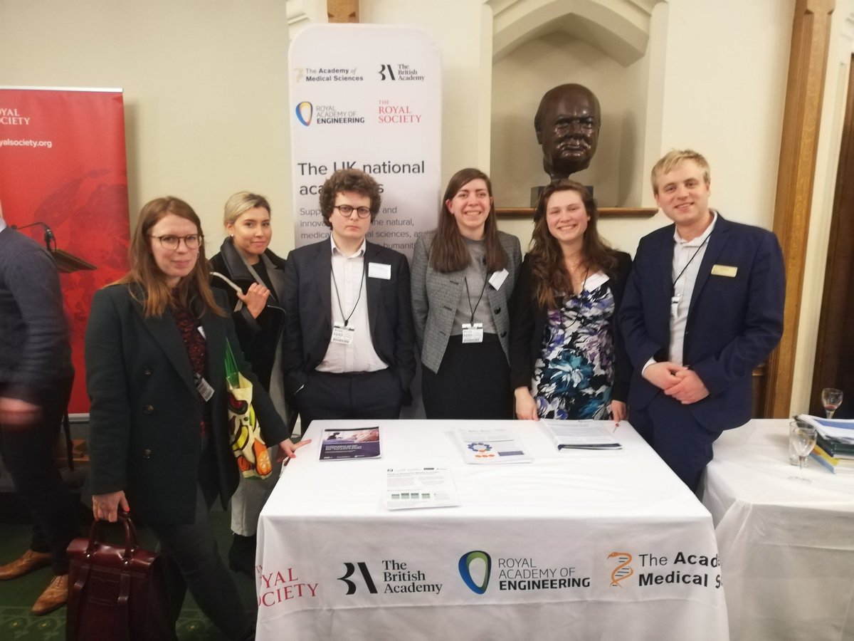 Great to represent the national academies with colleagues from <a href="/acmedsci/">Academy of Medical Sciences</a> <a href="/BritishAcademy_/">The British Academy</a> <a href="/RAEngNews/">Royal Academy of Engineering</a> <a href="/royalsociety/">The Royal Society</a> last night at the parliamentary reception for the Royal Society's annual pairing scheme - talking STEM, policy and R&amp;I with attendees and guests ✨ #SciWestminster20