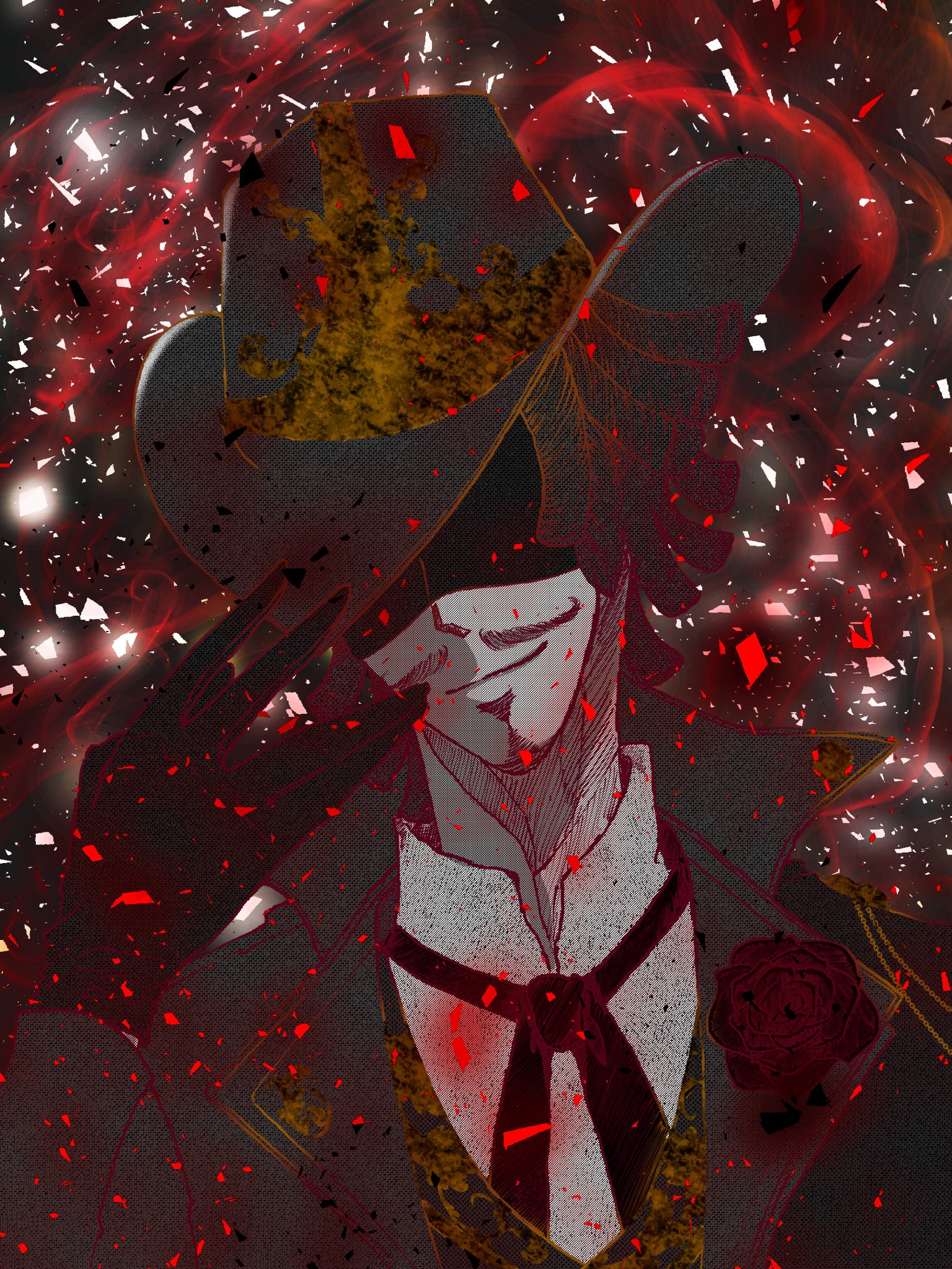 花 製作依頼受付今週まで Sur Twitter トーンの練習 Coa教鞭カウボーイがカッコ良すぎる 第五人格イラスト T Co Afhczd55 Twitter