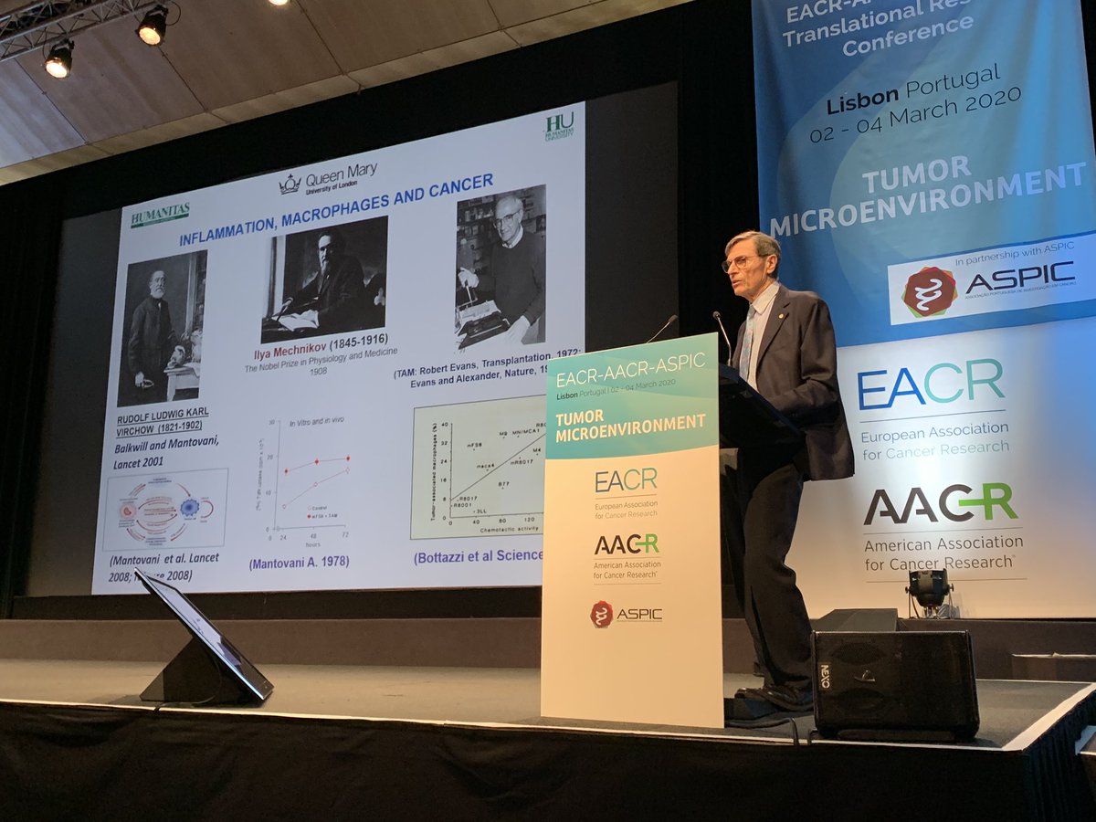 Unpublished results on how ‘complement’ contributes to sarcoma progression by Mantovani #EAATumorMicro20 <a href="/EACRnews/">EACR</a>