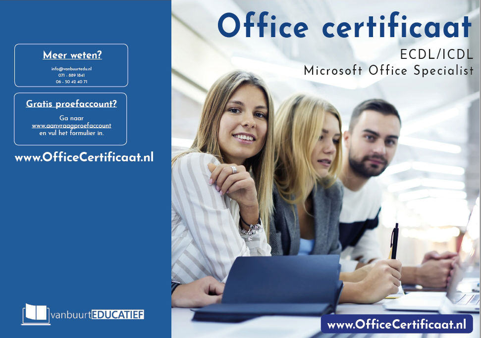 Het behalen van een certificaat is waardevol voor leerlingen. Bij sommige vervolgopleidingen is het een vereiste of toch minimaal een groot voordeel als de student een Office certificaat bezit. officecertificaat.nl
#ecdl #mos #microsoft office specialist #officecertificaat