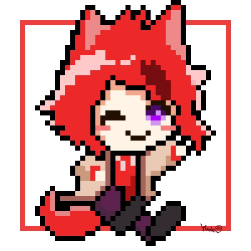 ゆどぅ 可愛い キャラのドット絵って結構難しい 莉犬くん可愛すぎて作るのが楽しかった 莉犬くん すとぷりギャラリー