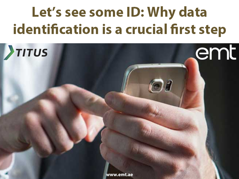 EMTMEA's tweet photo. Let’s see some ID: Why data identification is a crucial first step for compliance
To learn more, click here https://t.co/CL9yab3E6E
#emtDistribution #Titus #DataClassicification #DataIdentification #RegulatoryCompliance #DataSecurity
@Titus @EMTMEA https://t.co/m2VWTpWB7g
