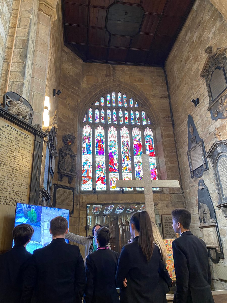 BBEC1's tweet photo. Students in Year 9 visited Bradford Cathedral this week and were able to discover the history of Bradford and create their own stained glass window. It was fantastic to see students engaging with their Bradford heritage. #bradfordcathedral #bradford #weareBDAT #bbec1 https://t.co/auo3NA0sbY