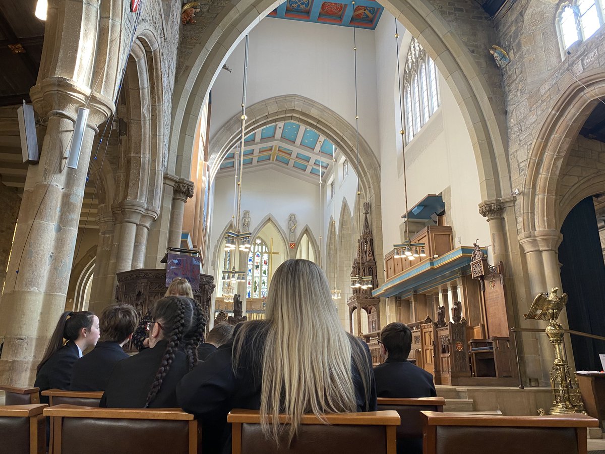 BBEC1's tweet photo. Students in Year 9 visited Bradford Cathedral this week and were able to discover the history of Bradford and create their own stained glass window. It was fantastic to see students engaging with their Bradford heritage. #bradfordcathedral #bradford #weareBDAT #bbec1 https://t.co/auo3NA0sbY