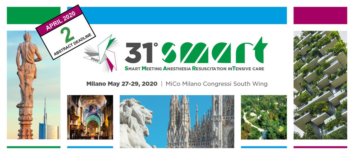 Smart_Meeting_M's tweet photo. Already submitted your abstract to the 31st SMART?
If not, hurry up! Deadline Thursday April 2, 2020
Take your chance with the SMART Best Abstract Award!
#SMARTmi2020
Upload Abstract: https://t.co/iJ4WxtGJUd
See Program: https://t.co/Momi6vnhBV
Sign Up: https://t.co/swVGX9Z0Pc https://t.co/fCtm6nApKU