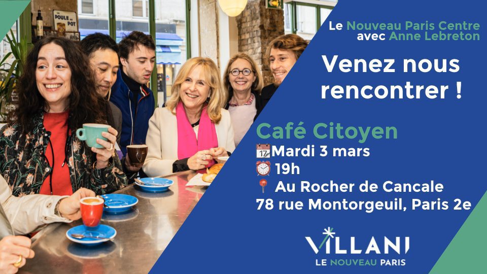 cecilechapel's tweet photo. Café citoyen ce soir à Montorgueil https://t.co/BGqpFYJ42q