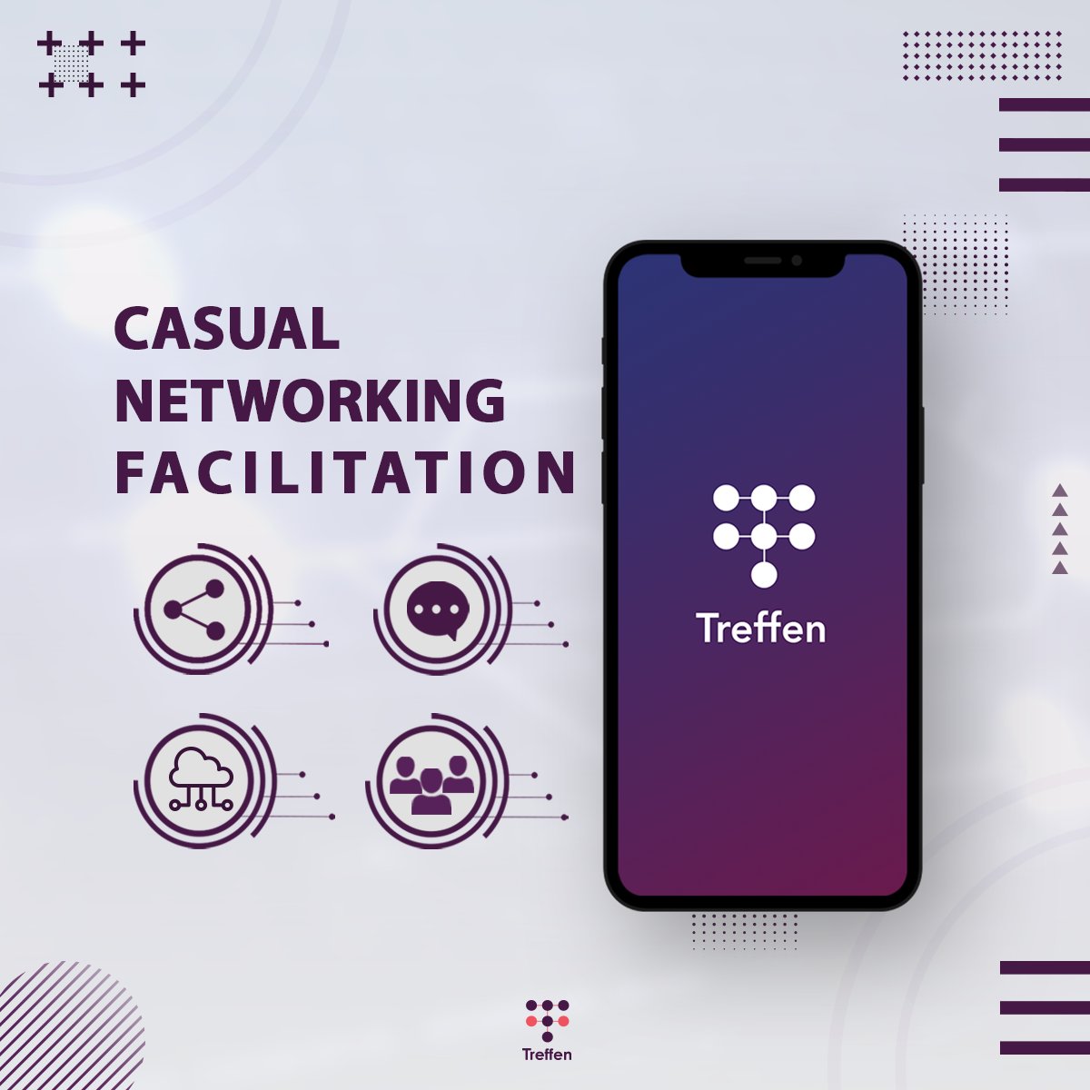 TreffenApp's tweet photo. Maintaining the networking between attendees is one of every event's targets! Treffen App maintains the casual networking at every event by providing chatting rooms on the app itself! 
Know more- https://t.co/TyeHpLbDDn 
#events #eventmanagement #eventplanning #eventplanner https://t.co/ZctNX1ndFA