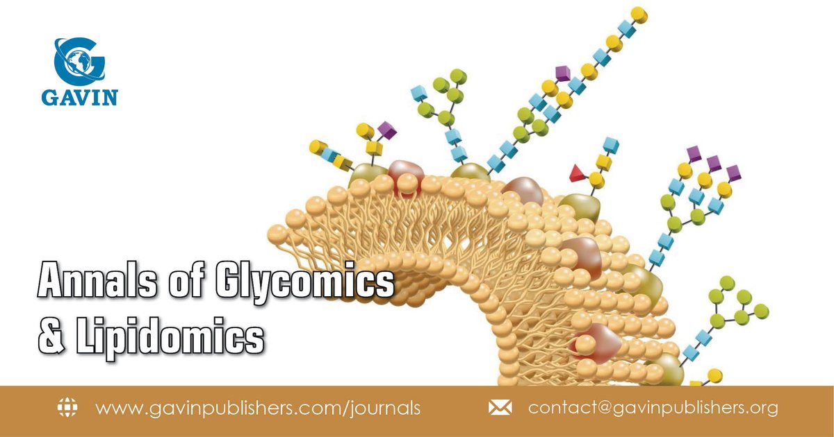 #Annals of #Glycomics & #Lipidomics is an online #peerreviewd #OpenAccess  journal which #encourages the #submission of #papers that encompass #multidisciplinary approaches #focusing on the mechanisms of #glucose and #lipid metabolism.
gavinpublishers.com/journals/journ…
 +1-630-397-0234