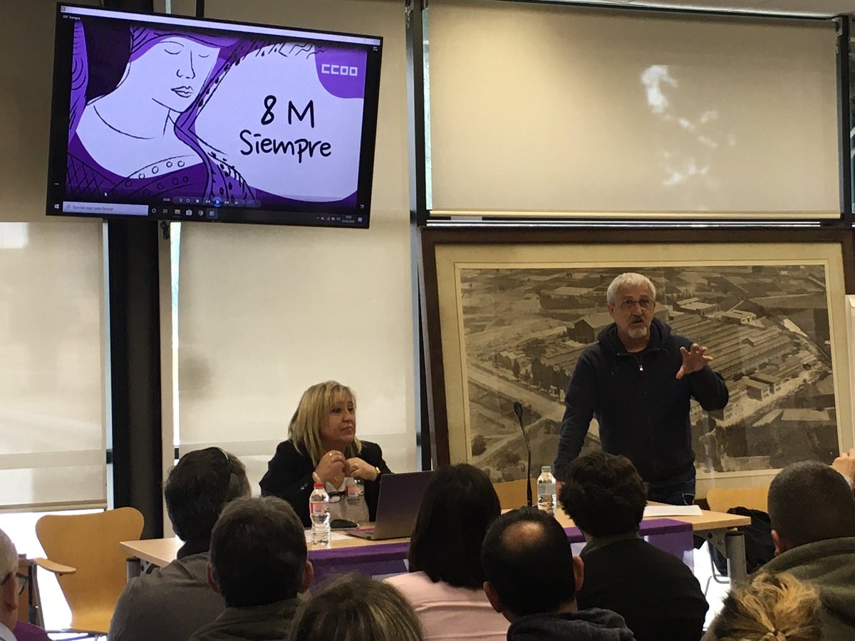 ccooalstom's tweet photo. Avui participem a la jornada “Bretxa salarial i registre salarial” al museu la Maquinista de @FMaquinista @FICCOOCat #8M #CCOODenúnciaiAcció https://t.co/fcolr3Tx91