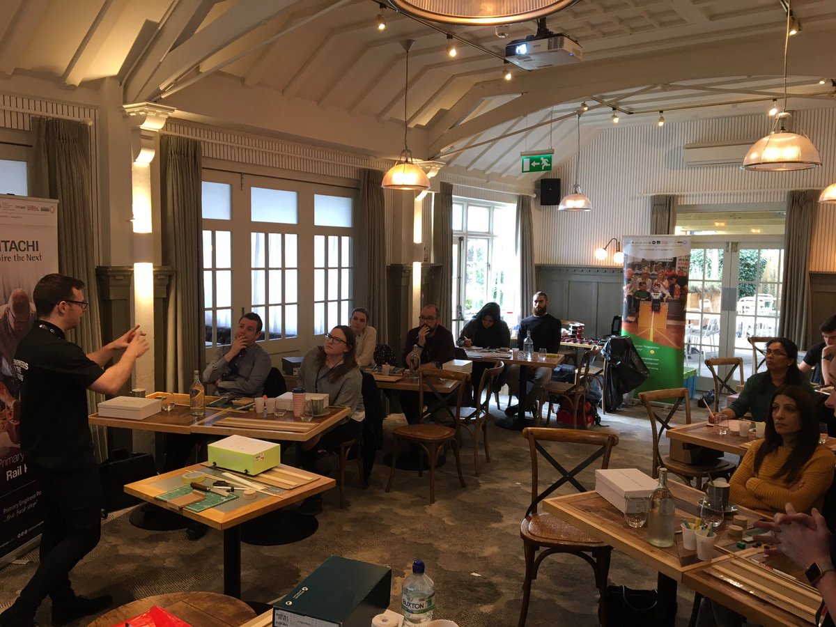 laura_primary's tweet photo. Today we are hosting our Rail project at @FoxAndGooseW5 with @HitachiRailEU... let the fun and learning commence! @primaryengineer @HitachiRailEU #TuesdayMotivation #CPD #Engineersinthemaking 📏🛠🚂🚆 https://t.co/hUDFjElufq