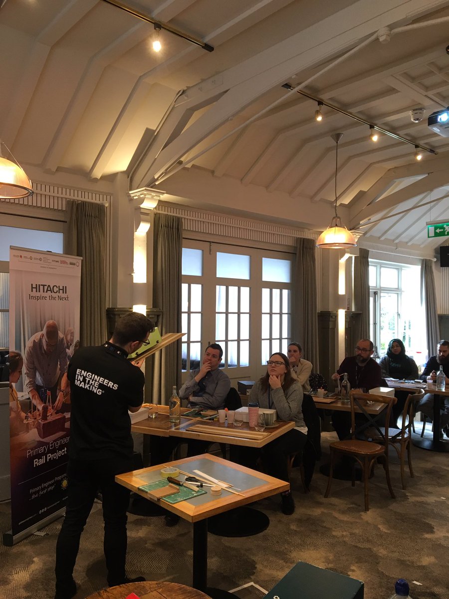 laura_primary's tweet photo. Today we are hosting our Rail project at @FoxAndGooseW5 with @HitachiRailEU... let the fun and learning commence! @primaryengineer @HitachiRailEU #TuesdayMotivation #CPD #Engineersinthemaking 📏🛠🚂🚆 https://t.co/hUDFjElufq