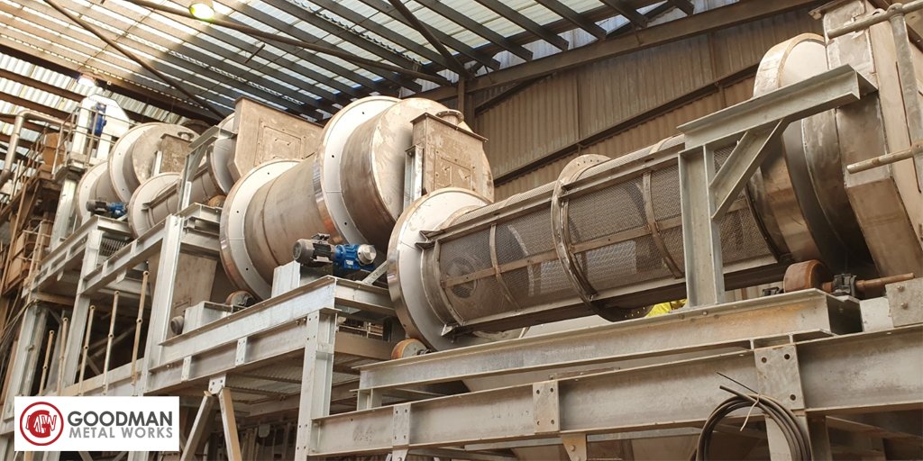 GoodmansWorks's tweet photo. Here we have our fertiliser proto-type plant, just installed at Immingham Docks, used for the batch processing of fertiliser granules through dryers and trommels. Great job team!

#Immingham #Nottingham #metalwork #teamwork https://t.co/2kVRSQ0kc9
