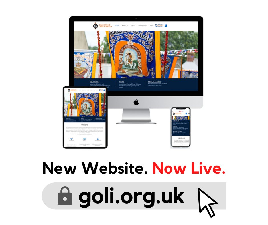 Our new website is now live!

Visit goli.org.uk for all the latest news from Grand Orange Lodge of Ireland, the online shop, Youth Development and more!