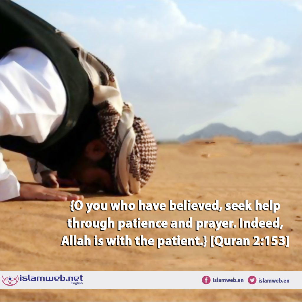 IslamwebEN's tweet image. {O you who have believed, seek help through patience and prayer. Indeed, Allah is with the patient.} [Quran 2:153] @ islamweb.net/en/article/176…
