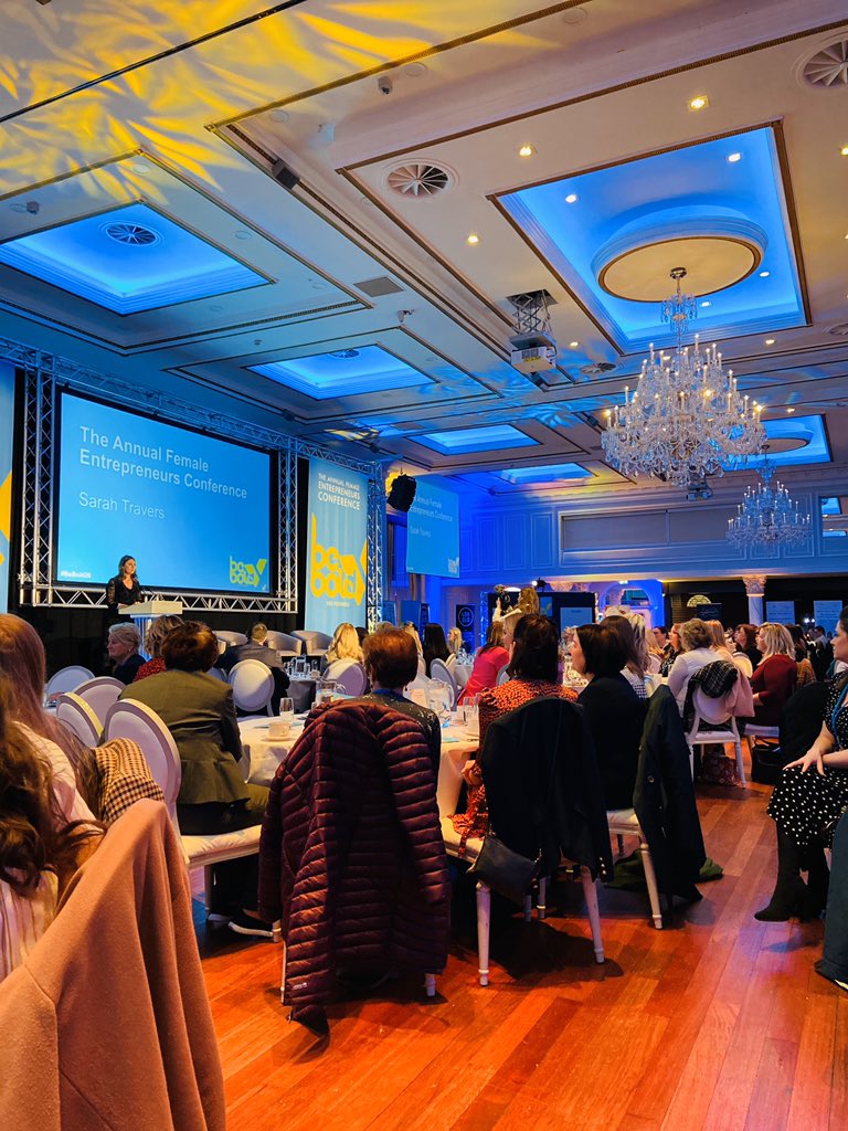 A different kind of day today attending The Annual Female Entrepreneurs conference delivered by <a href="/wibni/">Women in Business</a> #BeBold20