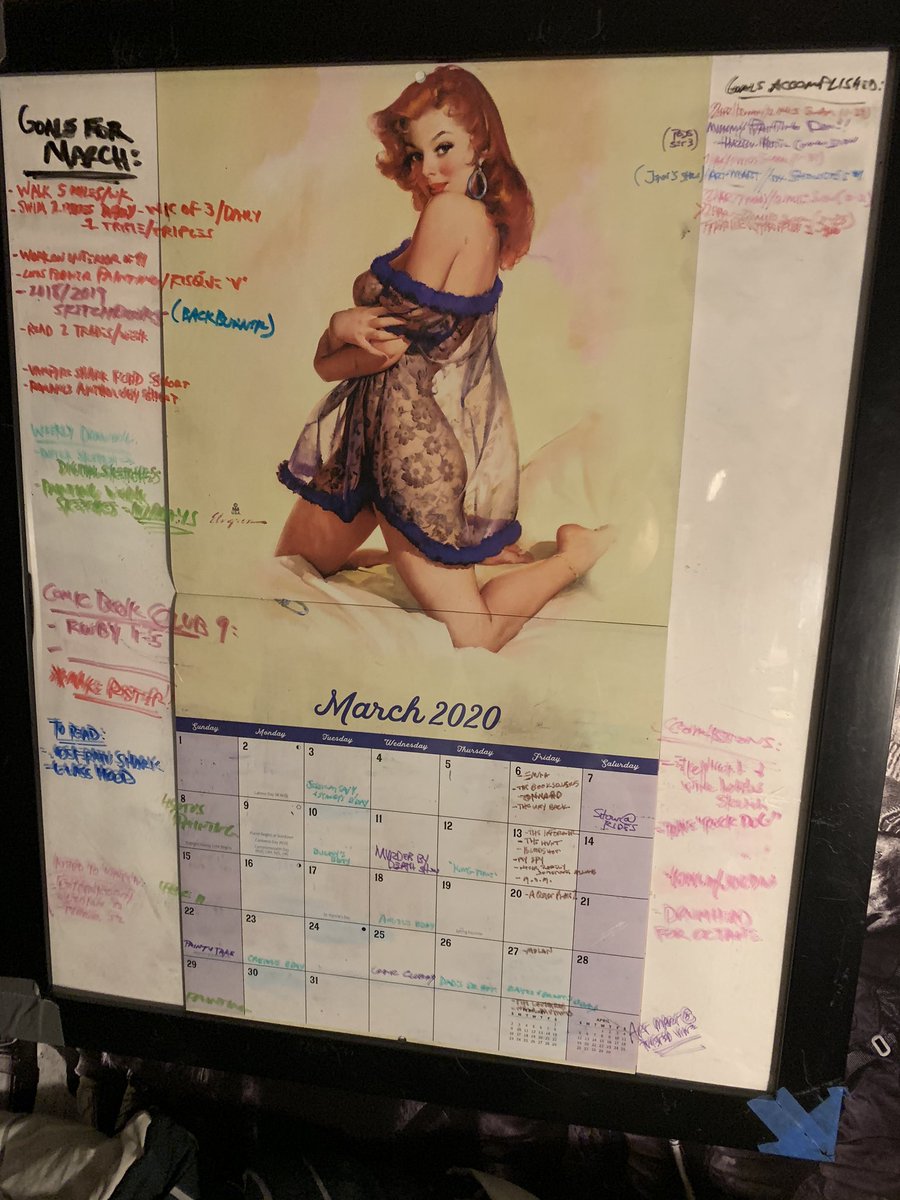Samuraiox's tweet photo. A handful of new goals/accomplishments/commissions. March looks to be filling up nicely! #Ox2020 https://t.co/3itgB59zeL