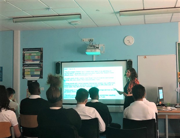 TBAPOctagon's tweet photo. great Oracy assembly delivered today by Claire our art teacher as part of her NPQML project https://t.co/6xRu759jFa