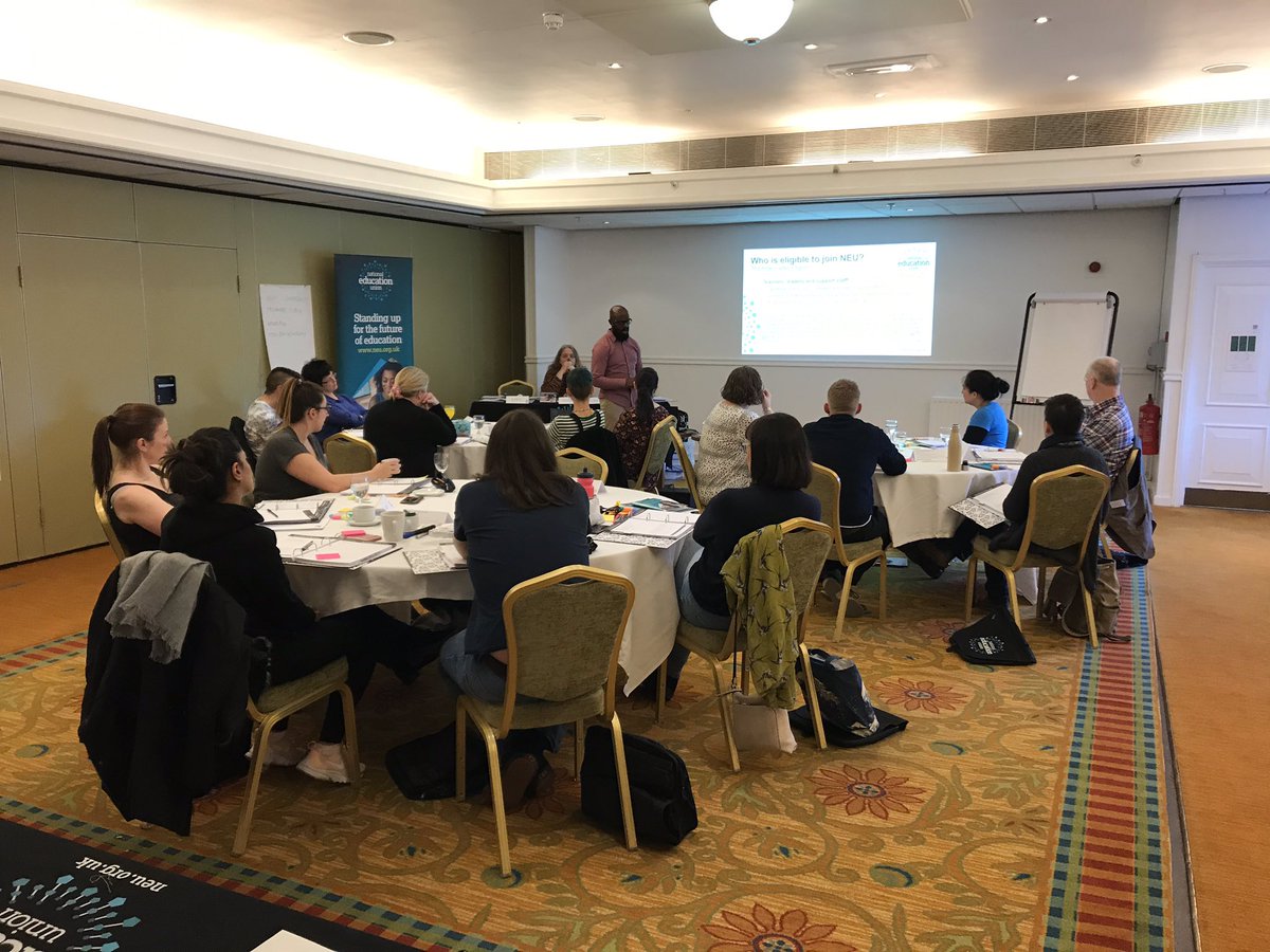 Our latest cohort of National Education Union Reps on the 3 day Foundation course.

The more workplace based reps we have, the stronger the National Education Union will be. Why not become a rep in your school or college?

Find out how here: neu.org.uk/become-rep