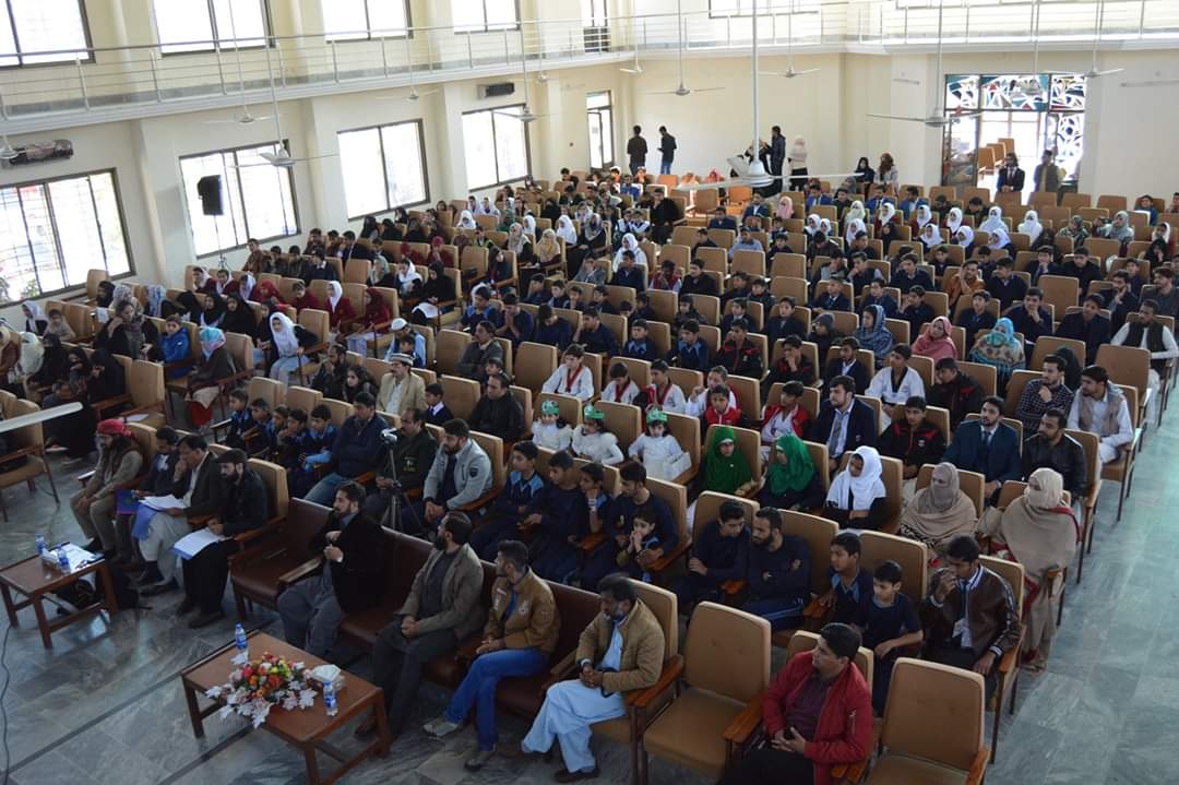 TFTolerance's tweet image. TFT Team Haripur from the University of Haripur conducted a successful talent hunt expo in Haripur in which there were different competitions like debates, essay writing, arts, and different skill sets that were performed. 

#HumaraAzm
#TogetherForTolerance
#TeamHaripur