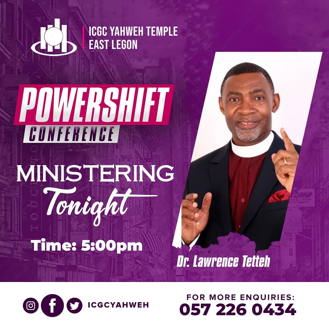 RevIsmaila's tweet photo. Ministering tonight 🔥🙏🏽
@Dr_LTetteh 

Time:5pm-8:30pm.
Venue : @ICGCYAHWEH
Temple
Join us and invite someone!
#PWSHIFT20 #POWERSHIFT #HIAat50 #Day2 https://t.co/i0DJOSfJnH