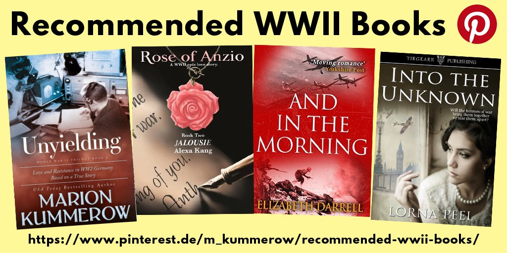 MarionKummerow's tweet photo. Check out my Pinterest page full of gripping tales about a tumultuous time in our history. https://t.co/JSV9qGQHOY #amreading #ww2 #histfic #mustread #authors #indiebooksbeseen https://t.co/FStzJ6pMQ2