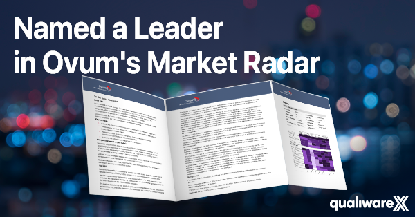 QualiWareApS's tweet photo. QualiWare has been rated as a Leader in Ovum's Market Radar for EA Solutions. Click the link to access the assessment.
#QualiWare #Ovum #MarketRadar #EntArch #business #management #software https://t.co/c8nf8rMaCa