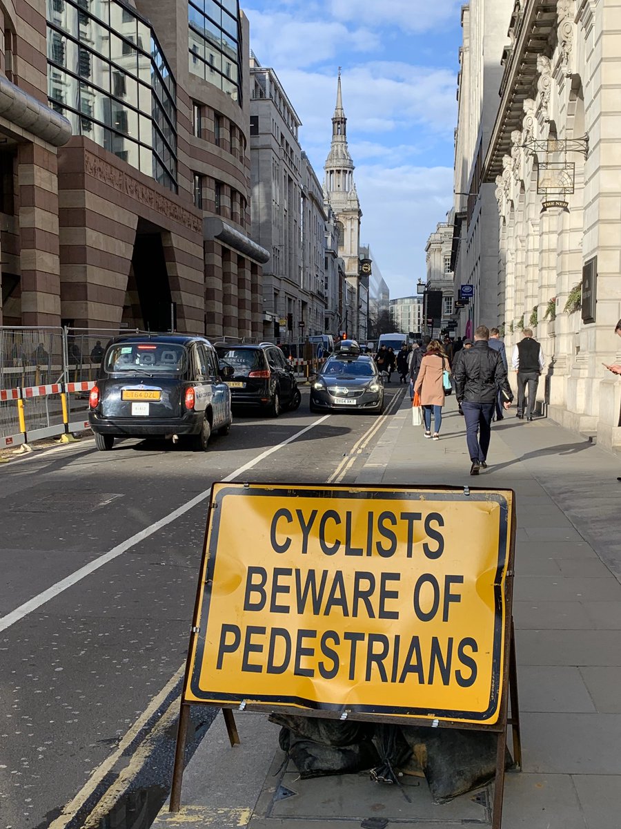 37filmsltd's tweet photo. Finally, recognition of where the true threat to cyclists comes from.

#pedestrians
#cycling
#beware
#London
#TwoWheelsBetter https://t.co/dHm1OcGtoK