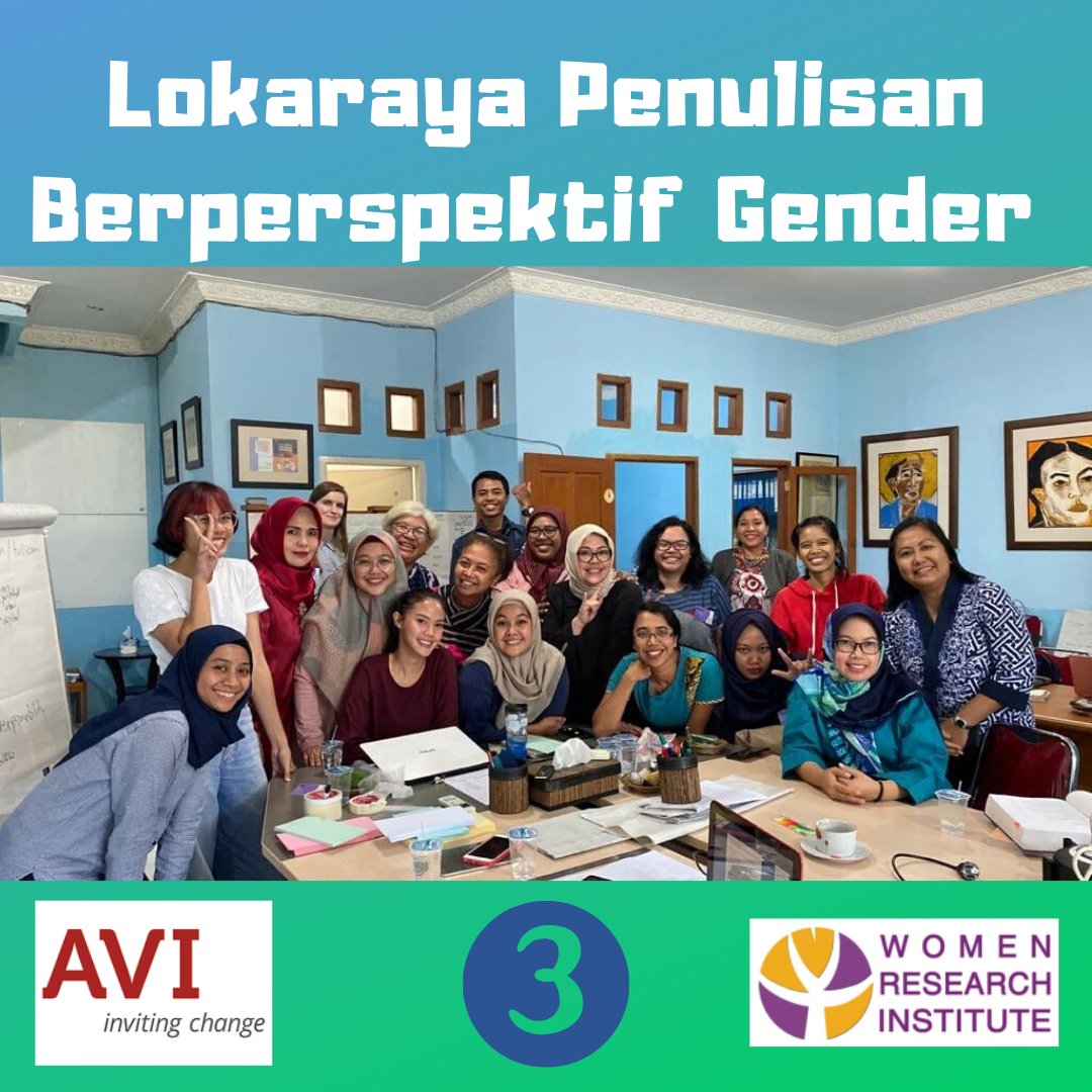 Workshop penulisan hari 3.
Kunjungi instagram WRI di @ women.research.inst untuk info lebih lengkap mengenai kegiatan dan topik-topik yang dibahas pada workhop penulisan WRI  :) 

#workshopmenuliswri #mediadigital #perspektifgender