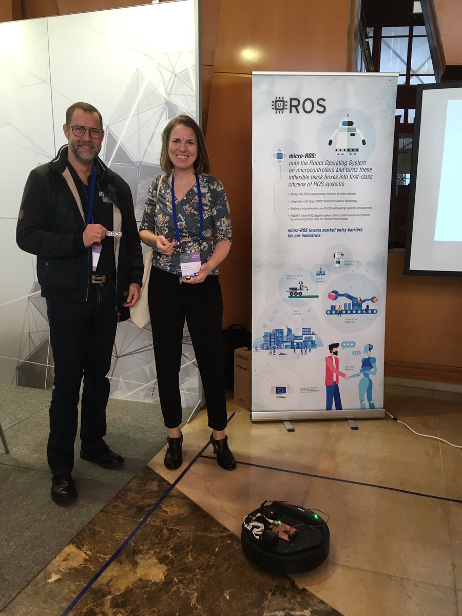 RoboCluster (@robocluster) on Twitter photo Presenting <a href="/Wanscher/">Christina #BrightAsYellow</a> and @Pergoese - At #ERF2020 - innovation and research #ROS for microprocessors #robotics #drones #wearerobotheroes Presenting <a href="/Wanscher/">Christina #BrightAsYellow</a> and @Pergoese - At #ERF2020 - innovation and research #ROS for microprocessors #robotics #drones #wearerobotheroes