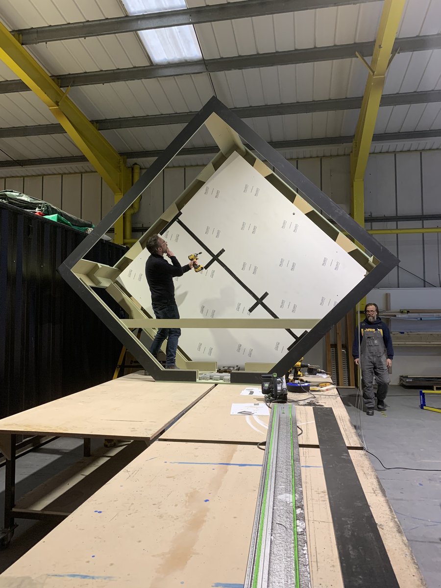 Realiseliveltd's tweet image. The workshop springing into March with three larger than life builds on the go. Exciting! 

#spring #workshop #production #experiential #CNC #spraybooth #eventprofs